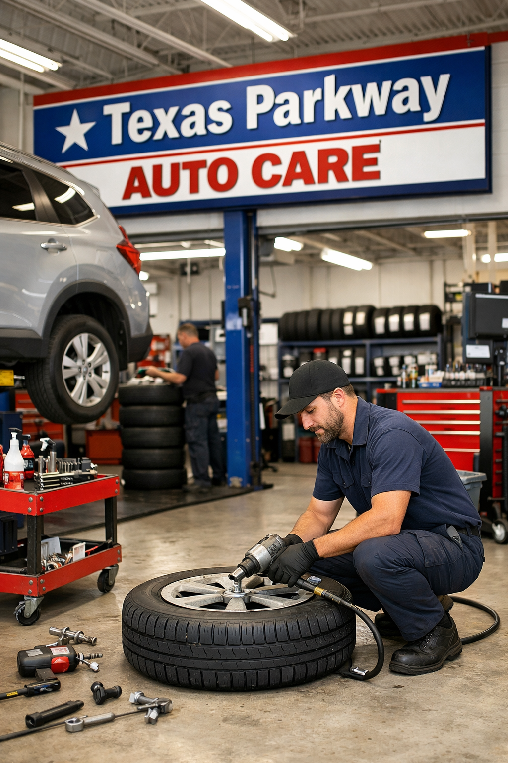 tire repair near Missouri City TX Texas Parkway Auto Care