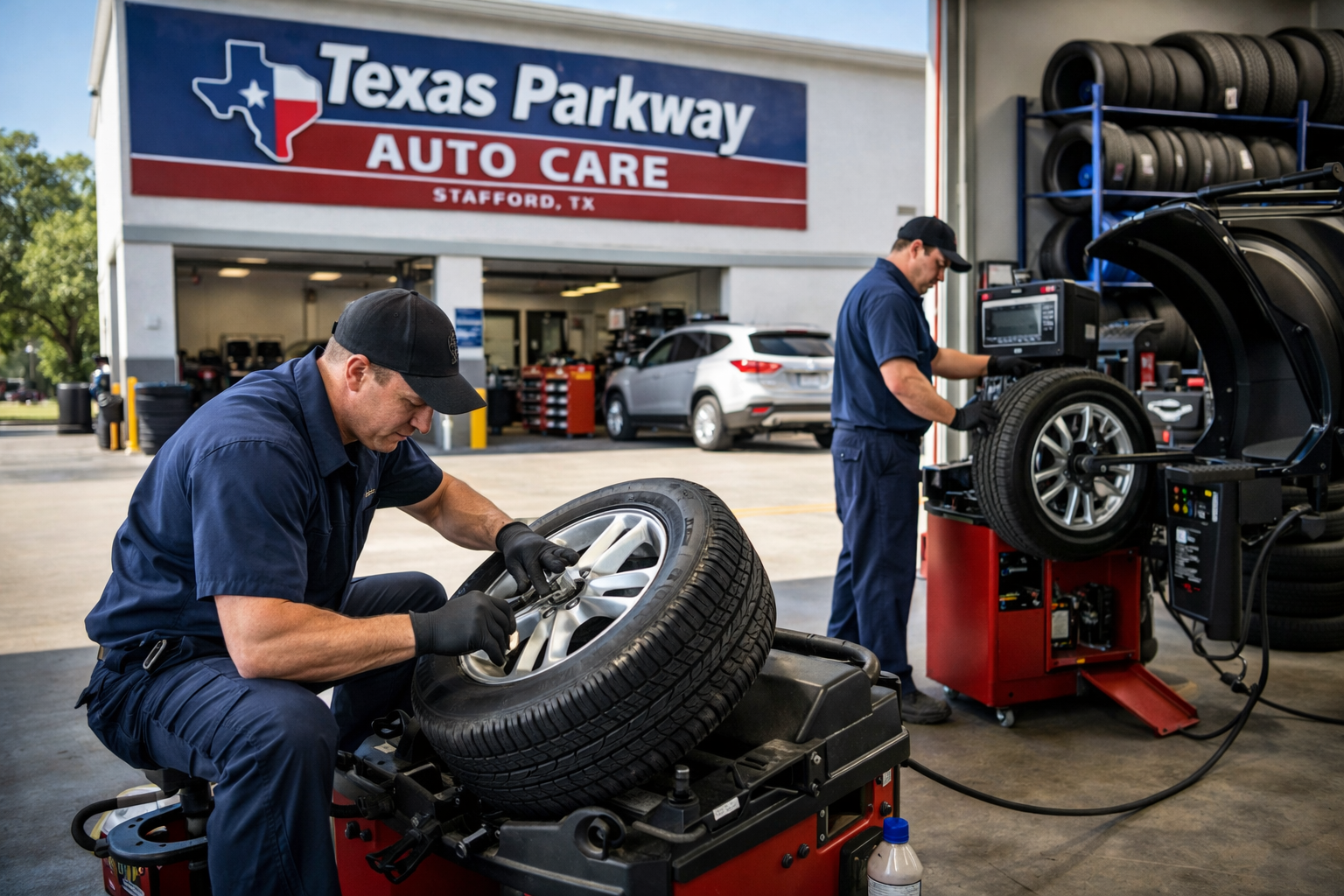 Same Day Tire Repair Stafford TX – Texas Parkway Auto Care